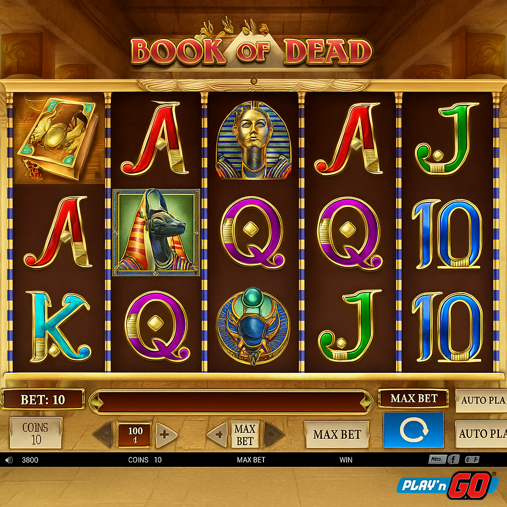 Betinia - Book of Dead Slot Game - Online Automaty