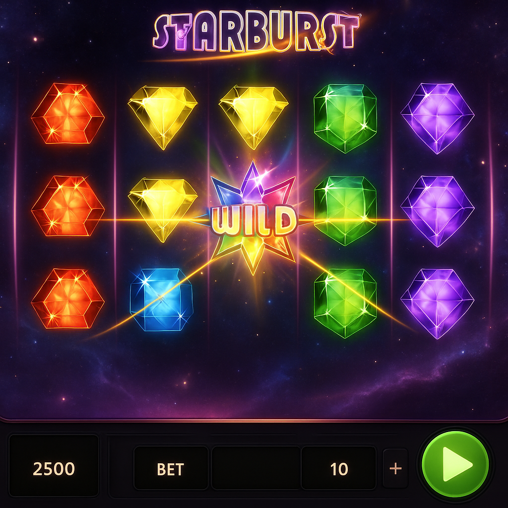 Betinia - Starburst Slot Game - NetEnt