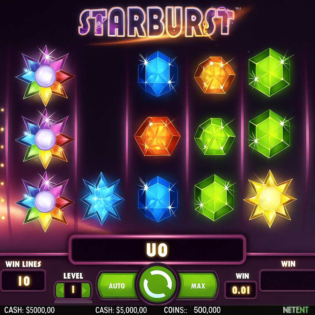 Betinia - Starburst Slot Game - Online Automaty